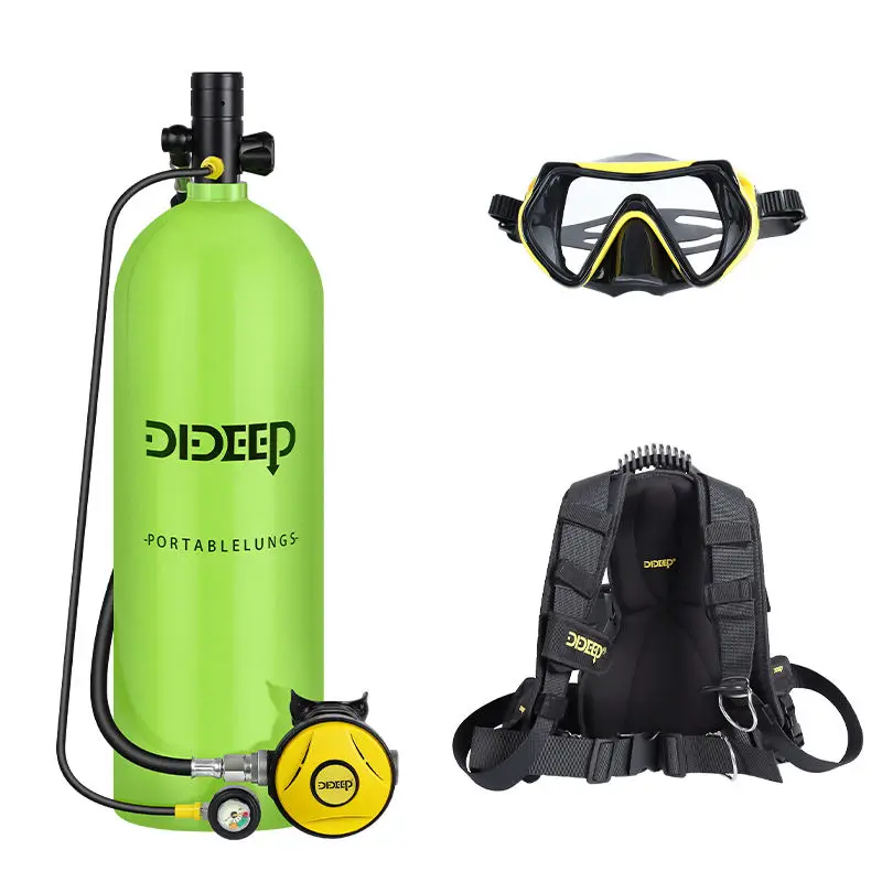 4L X7000 Scuba Gear Complete Set Air Tank Diving Air Tank Snorkels