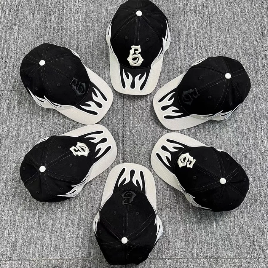 2023ss Kanye West Donda Baseball Cap Men Women 1:1 Best Quality Flame Embroidery Hats Adjustable Caps