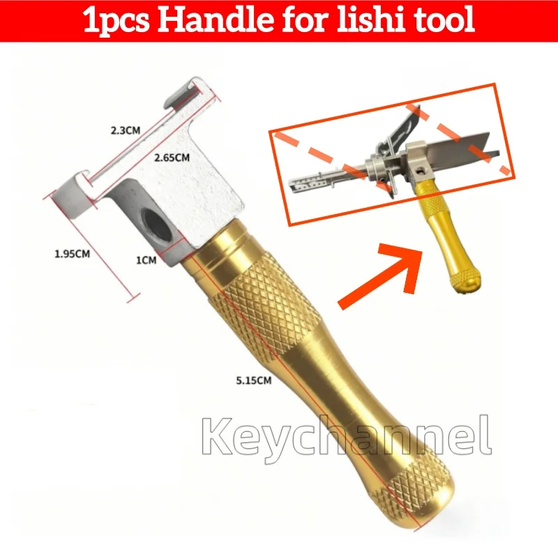 

Keychannel 1pcs Three Directions Handle Multifunctional Easy Soft Strong Holder High Quality for 2-in-1 Locksmith Tool