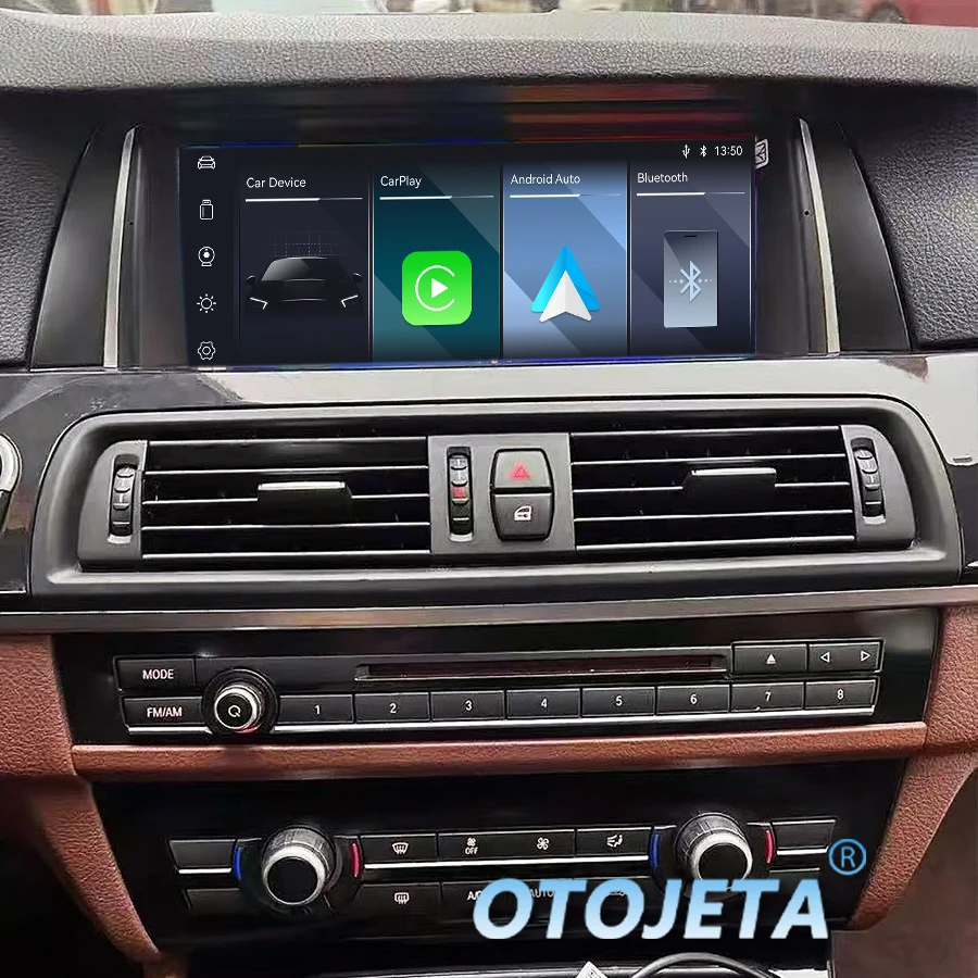

10.25-дюймовый мультимедийный видеодисплей с Linux, CarPlay и Android Auto для BMW 5 серии F10 2011-2017, поддержка Vi-link и Screen Mirroring