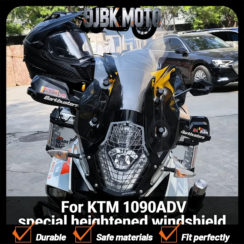 

For KTM1050ADV 1090-ADV 1190ADV 1290T version 1050adv 1090adv 1190adv 1290T modified front windshield and heightened windshield