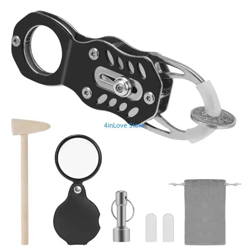 

T4MD Quick Assembly Coin Tester Tool High Accuracy Portable Metal Construction Jewelers Collectors