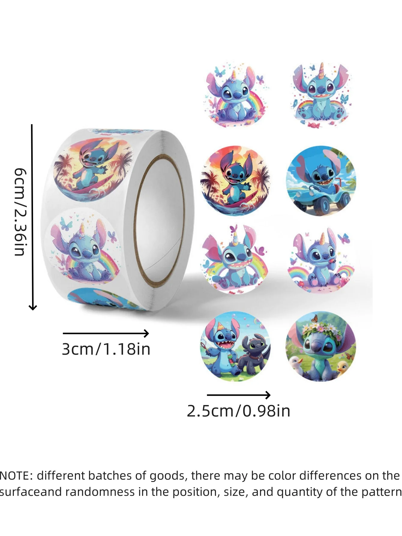 500 pçs kawaii ponto diy adesivos anime selo etiqueta decorativa dos desenhos animados 14 + festa doces adesivos rolos adesivos presentes de aniversário