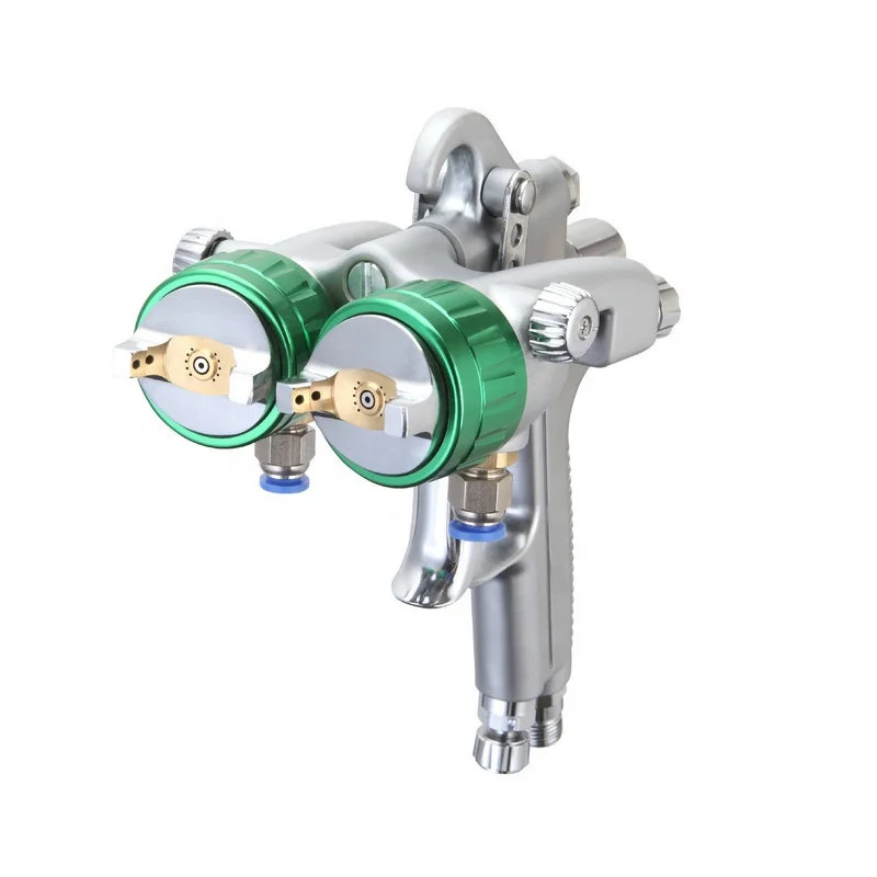 Best selling HVLP type Double nozzle Automatic Paint Spray Gun