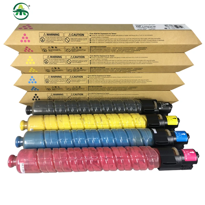 4 sztuk/zestaw MPC3300 Aficio MPC2800 C3300 MPC kaseta z tonerem do Ricoh Toner w proszku kompatybilny BK450g CMY360g materiały eksploatacyjne do kopiarek