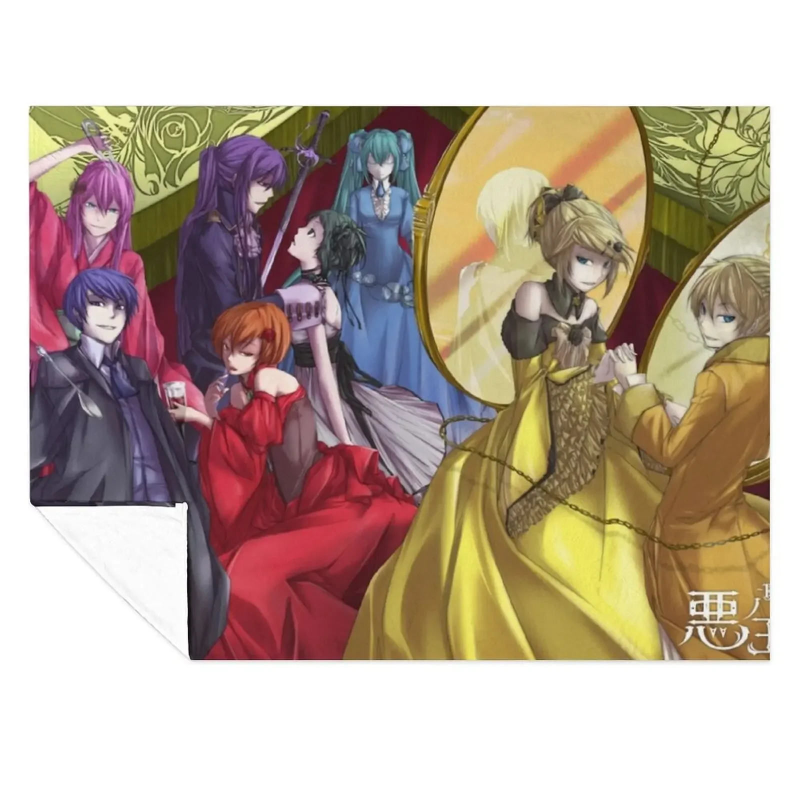 

Evillious Chronicles - VOCALOID Throw Blanket halloween Soft Plush Plaid Luxury Brand blankets and throws Blankets