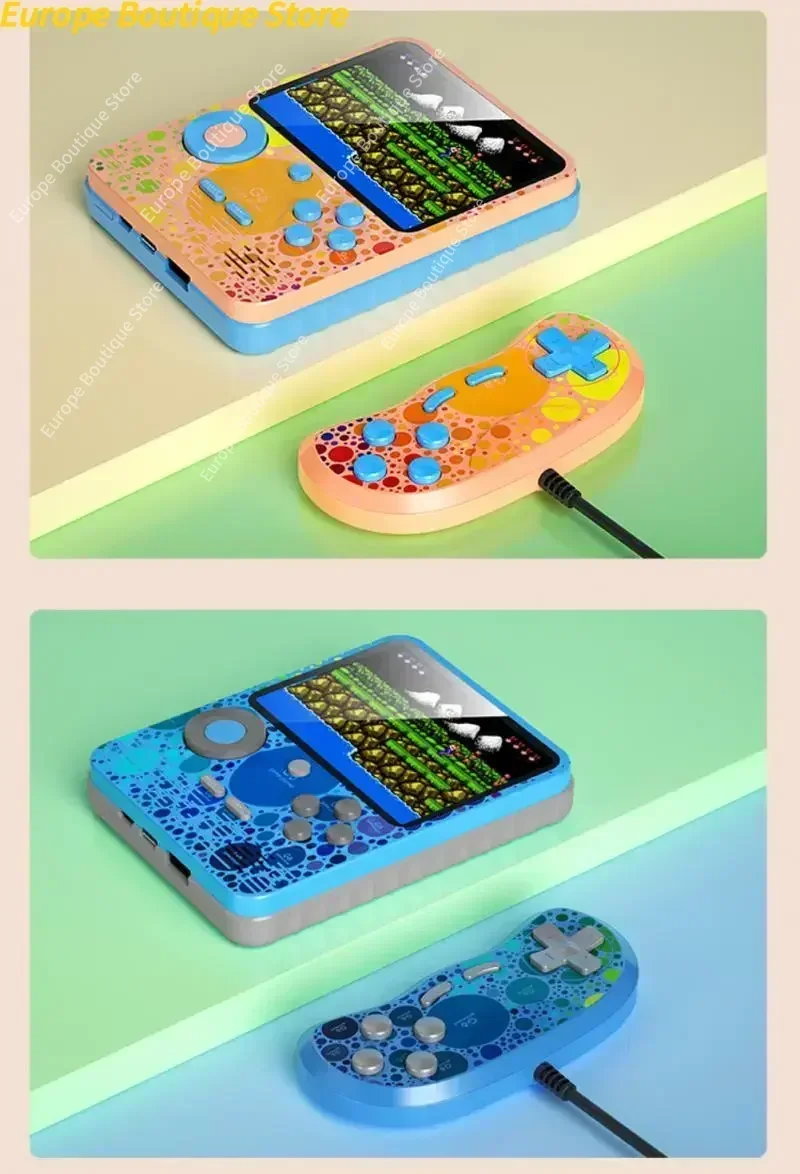 آلة ألعاب محمولة G6 مع 500 لعبة كلاسيكية شاشة عالية الدقة كونترا ميني أركيد ريترو وحدة تحكم ألعاب لجميع الأعمار #5