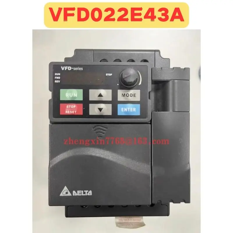 Used Frequency Converter VFD022E43A Normal Function Tested OK