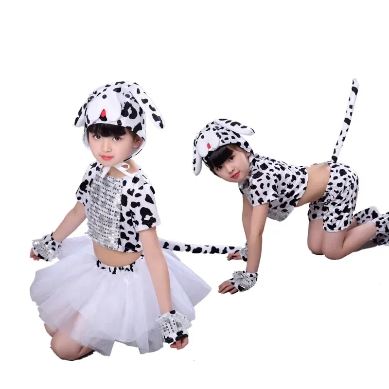 الدب البيت AA الأطفال طفل الحيوان متقطع ذيل الكلب توتو تنورة الدلماسية صبي فتاة هالوين حفلة تأثيري حلي جديد 2025 WKD001