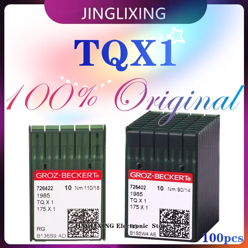 100pcs/lot TQX1 Groz-Beckert Needle For Button Attach Sewing Machine 175X1 566X1 27:90 Fit JUKI MB-373 1903 Brother 917