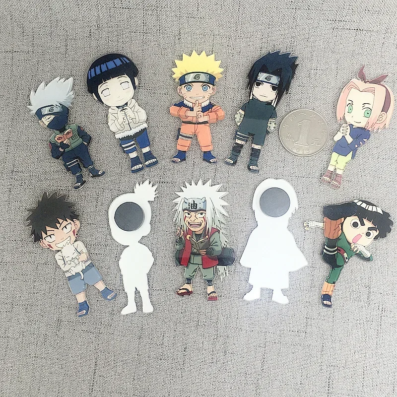 Naruto Kakashi Refrigerator Magnet Cartoon Fridge Magnet Sticker Funny Refrigerator Toy Colorful Kids Toys for Children Baby New