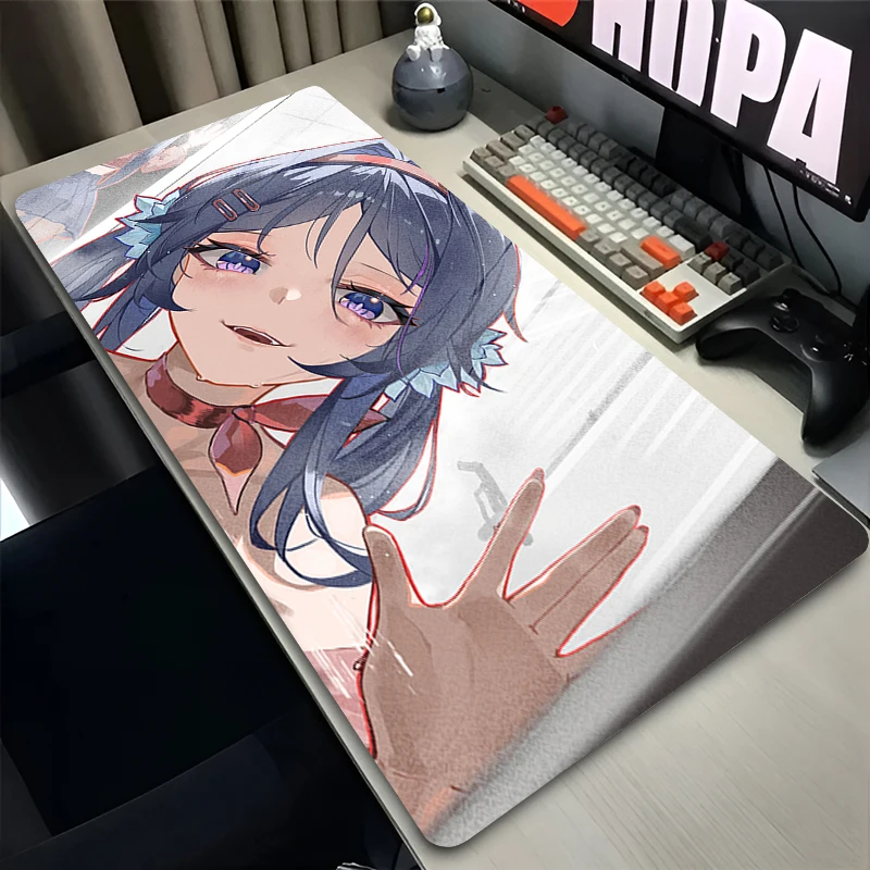 Mauspad PC Rutschfestes Gummi Cool HD Mousepad Laptop Gamer Schrank Tastatur Pad Büro Computer Gaming Schreibtisch M-miSide Mauspad