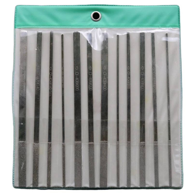 AB51 Needle File for 12 Pieces of 180mm Taper Diamond File -400 Die Sinker