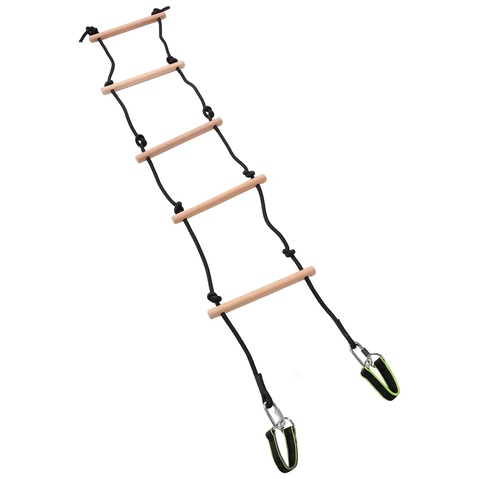 Arrampicata Giocattoli sportivi Altalena in legno Corda Scaletta Accessori da esterno Bambini Faggio per Playset Treehouse Bambino