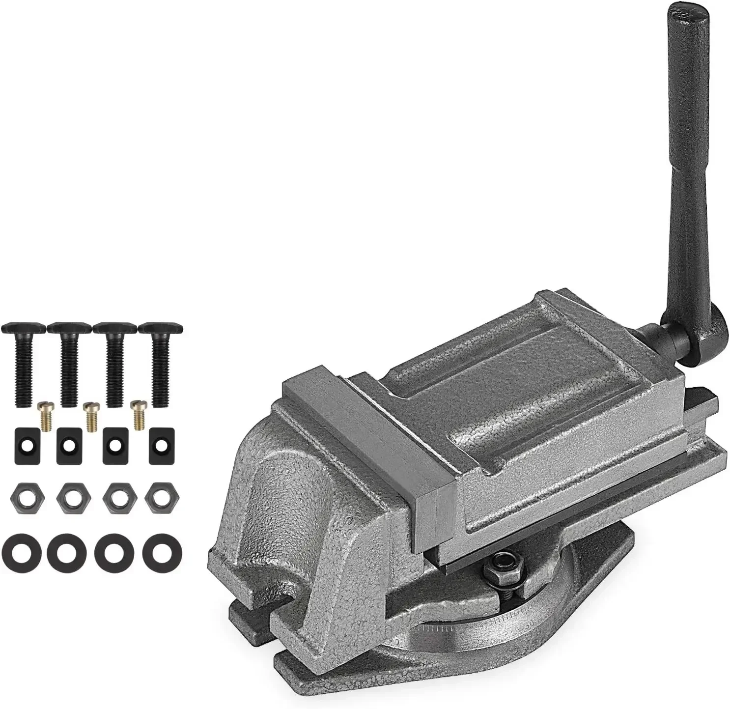 Vevor 5 นิ้ว Vise Bench CLAMP Heavy Duty Precision Chuck เครื่องกัดสําหรับมิลลิ่งเจาะกดขาตั้งเครื่องกลึง MINI เครื่องมือ