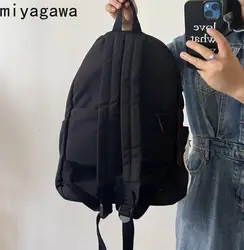 Miyagawa Y2K Male and Female Backpacks High School Students' Cool Backpack Large Capacity Harajuku Style Bags