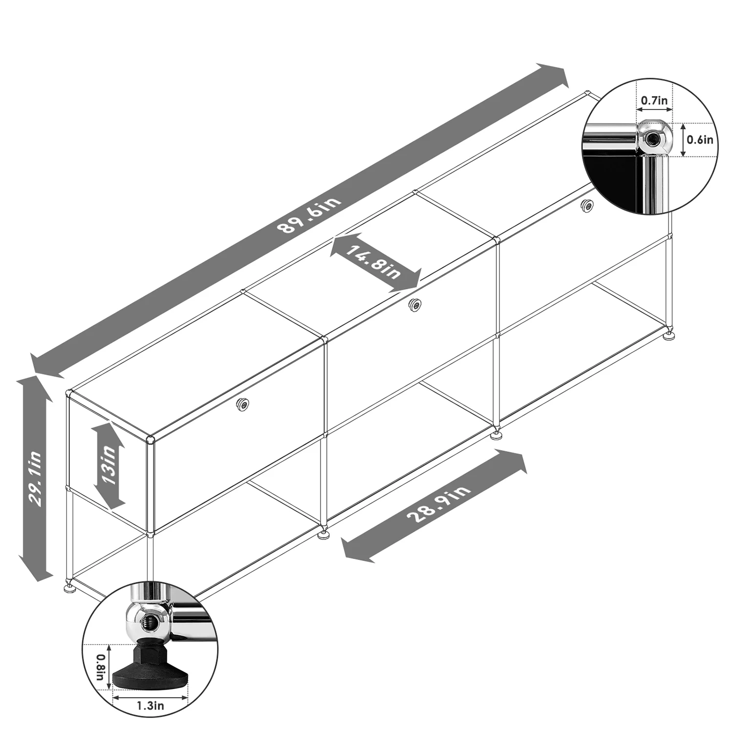 Mesitas de noche azules, armario de almacenamiento, mueble moderno nórdico, soporte para TV, dormitorio pequeño