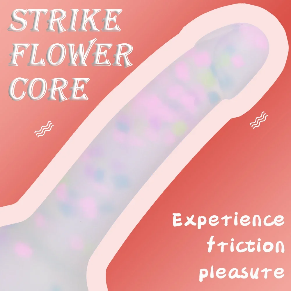 Cute Jelly Soft Dildo Female G-spot Masturbator Anal Butt Plug Adult Sex Toys Suction Cup for Women Beginner Silicone Luminous