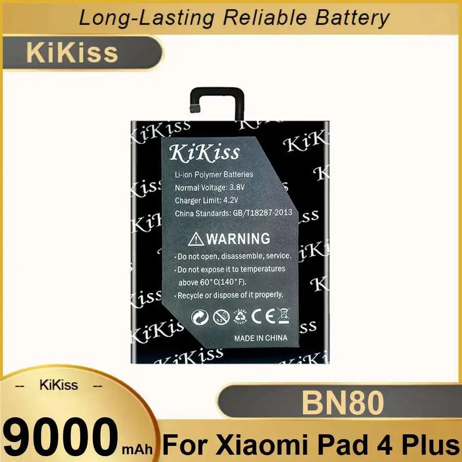 

For Xiaomi Pad 4 Plus Tablet 9000Mah Good Low-Temperature Performance Battery BN80