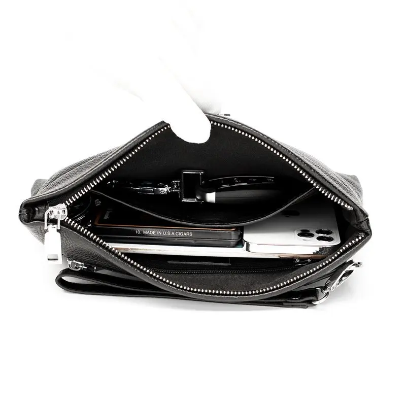 حقيبة يد كلاسيكية للرجال على الموضة من البولي يوريثان حقيبة يد كلاسيكية bolsos para hombre حقيبة مدرب sacoches hommes pochette uomo براثن القابض