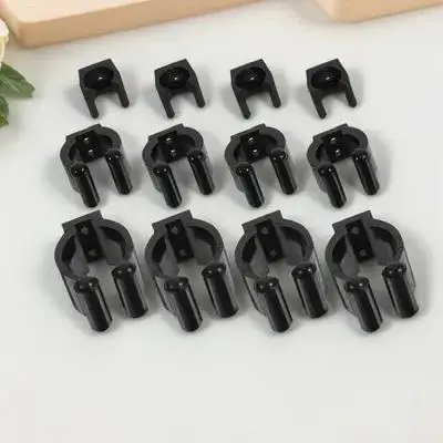 

12Pcs Wall Rod Holder Pool Cue Clamp Fishing Rod Pod Secure Lock Snooker Cue Storage Rack Fishing Pole Holders