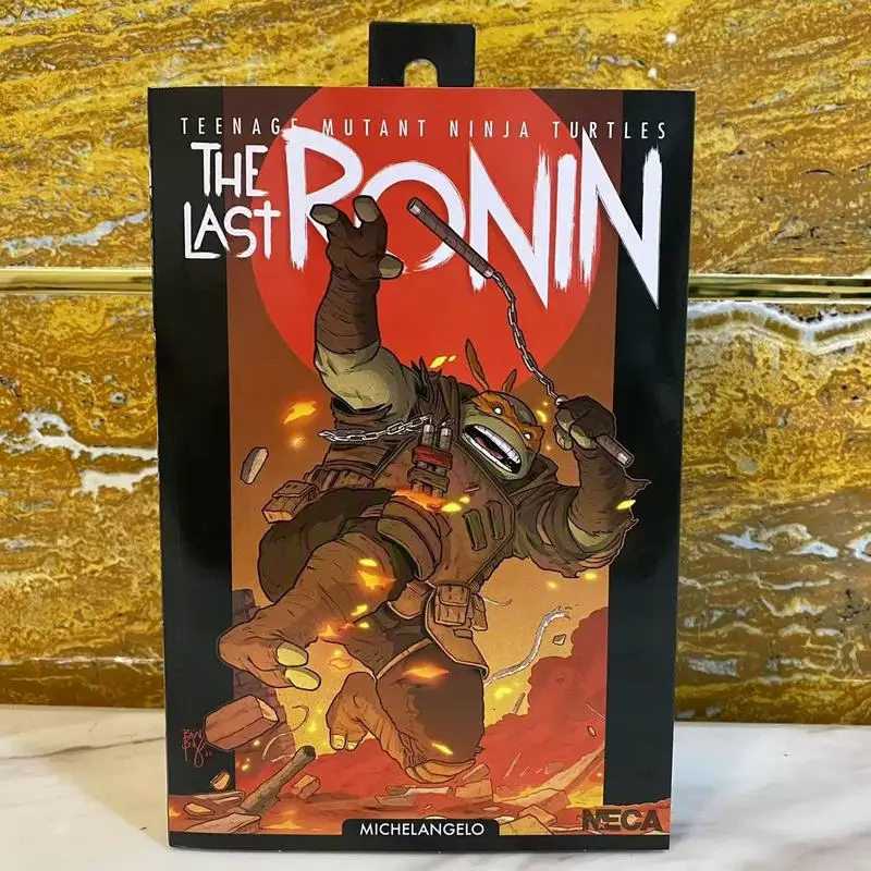 NECA TMNT الشكل المراهقين متحولة النينجا السلاحف آخر رونين تمثال دوناتيلو رافيل ليوناردو مايكل أنجلو عمل التماثيل هدية
