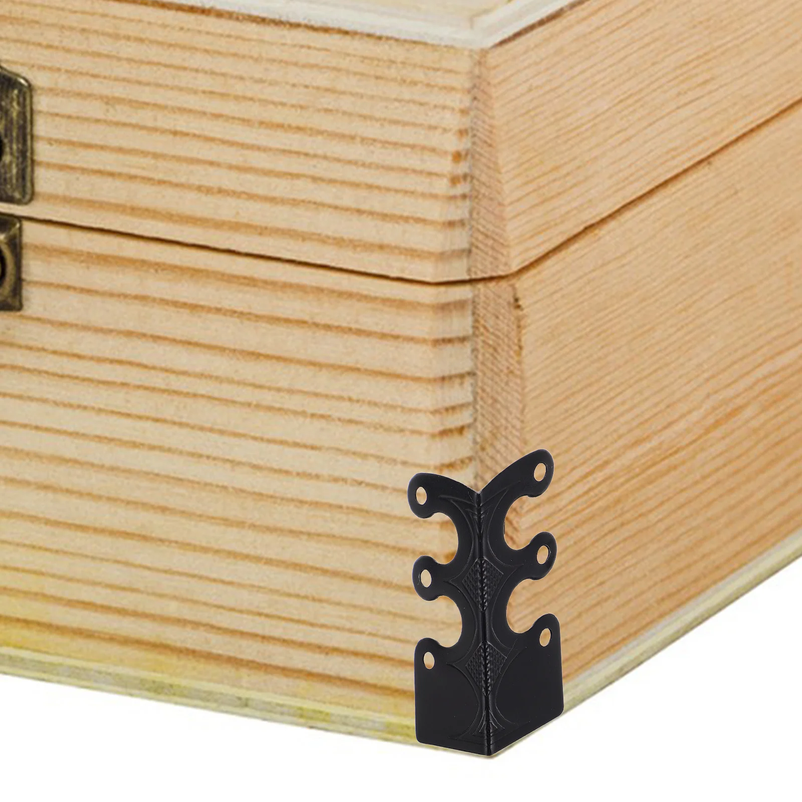 

10Pcs Retro Metal Corner Protectors for Wooden Boxes Decorative Edge Guards Jewelry Cases Safety Furniture