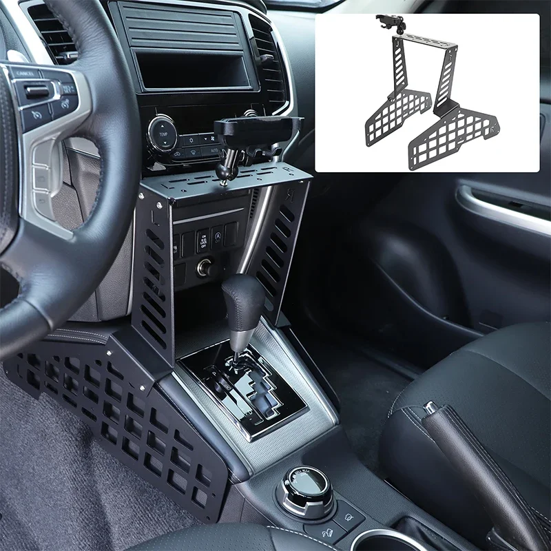 

For Mitsubishi L200/Mitsubishi Triton 19-23 Car Phone Holder Accessories Aluminum Alloy Car Center Shift Expansion Platform