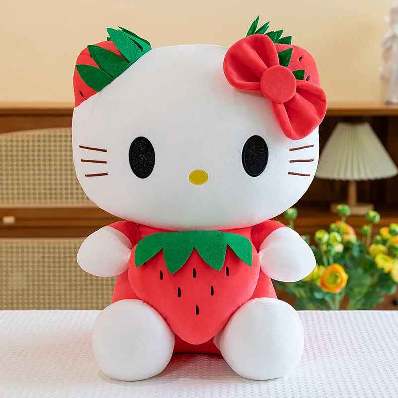 Sanrio Hello Kitty Plüschtiere Anime Cartoon Kawaii Kissen Puppe Stofftier Kinder Plüschtiere Raumdekoration Geburtstagsgeschenk