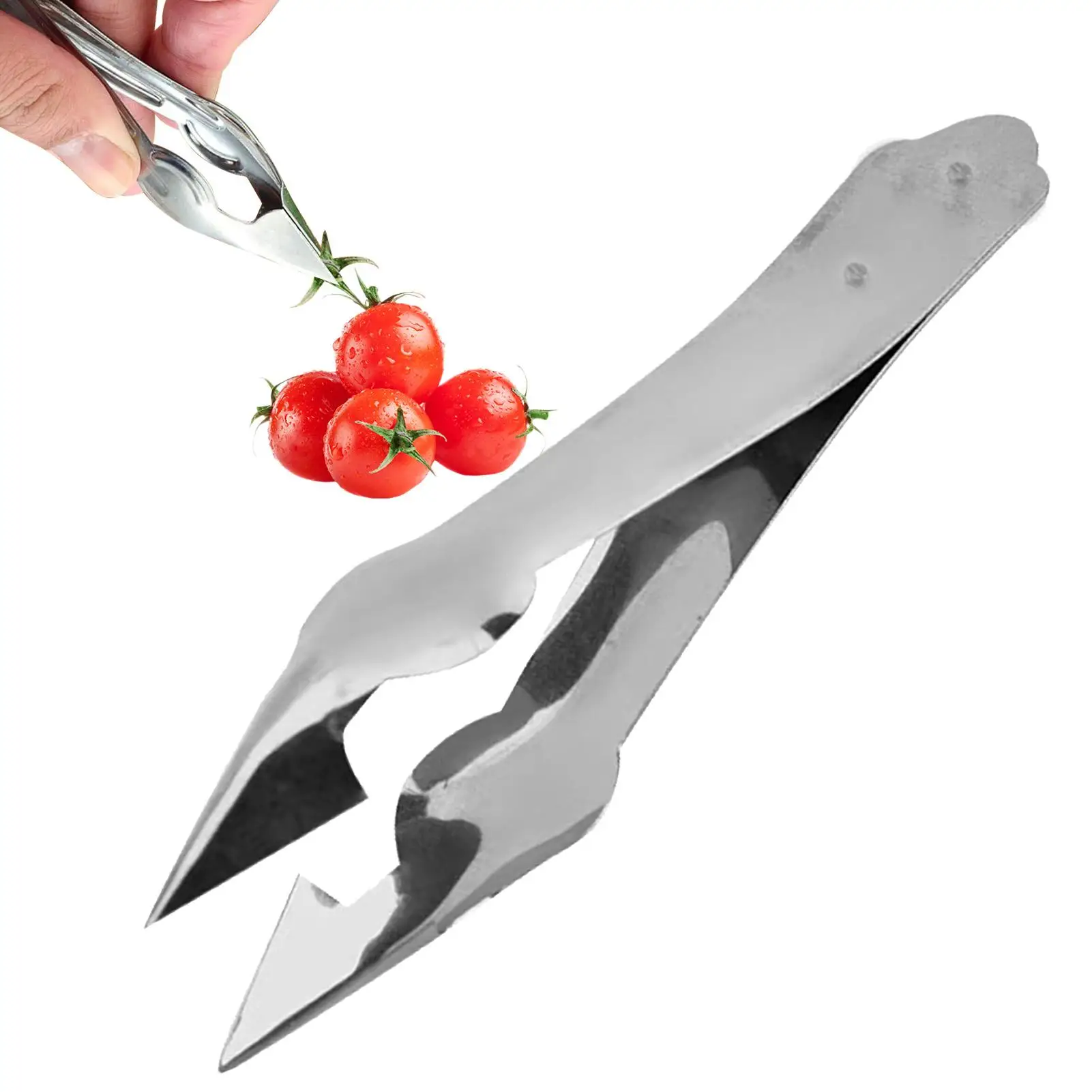 1pcs Strawberry Stem Remover Portable Strawberry Tweezer Multi-functional Fruit Core Remover Stainless Steel Kitchen Gadgets view 2