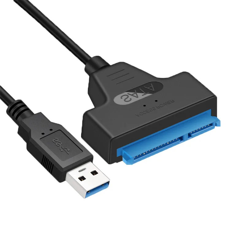 SATA to USB 3.0 Cable Up to 6 Gbps for 2.5 Inch External HDD SSD Hard Drive SATA 3 22 Pin Adapter USB 3.0 to Sata III Cord