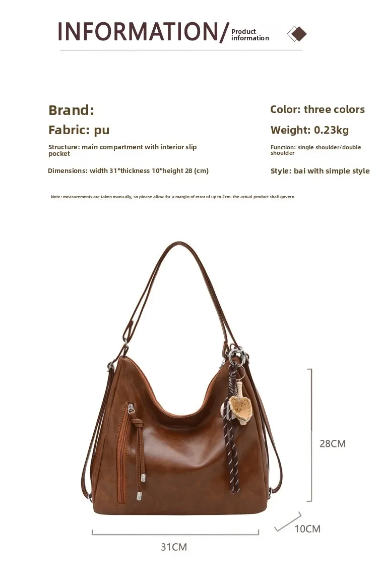 Multifunktionale Damen-Tragetasche für den täglichen Gebrauch, Umhängetasche, Crossbody-Tasche, modisch, vielseitig, neuer Stil 2026, Bolso Mujer Handtasche – Detail 2