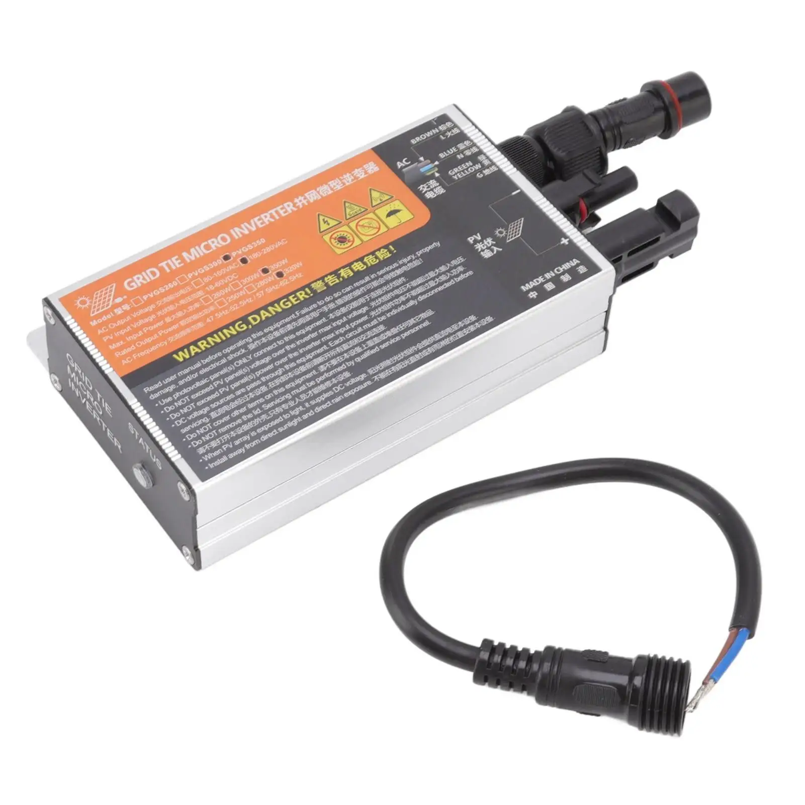 

High Efficiency 220V Solar Micro Inverter 300W 350W 500W Grid Tie Power Converter for Solar for generation Systems