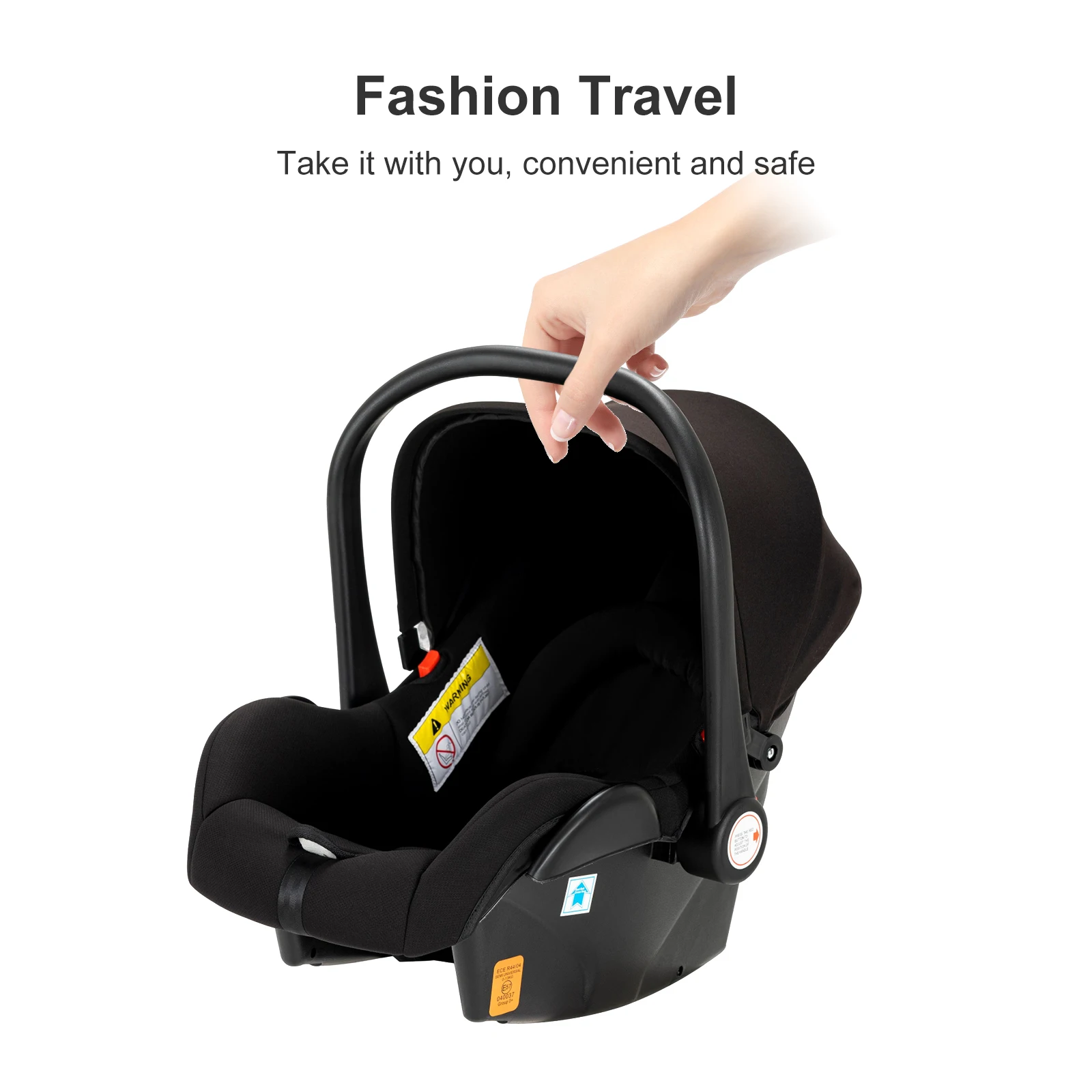 Sedili per neonati Cestino portatile per neonati con base Cestino porta neonati ISOFIX Bambini Madre-Bambini Luce Neonato Multifunzionale