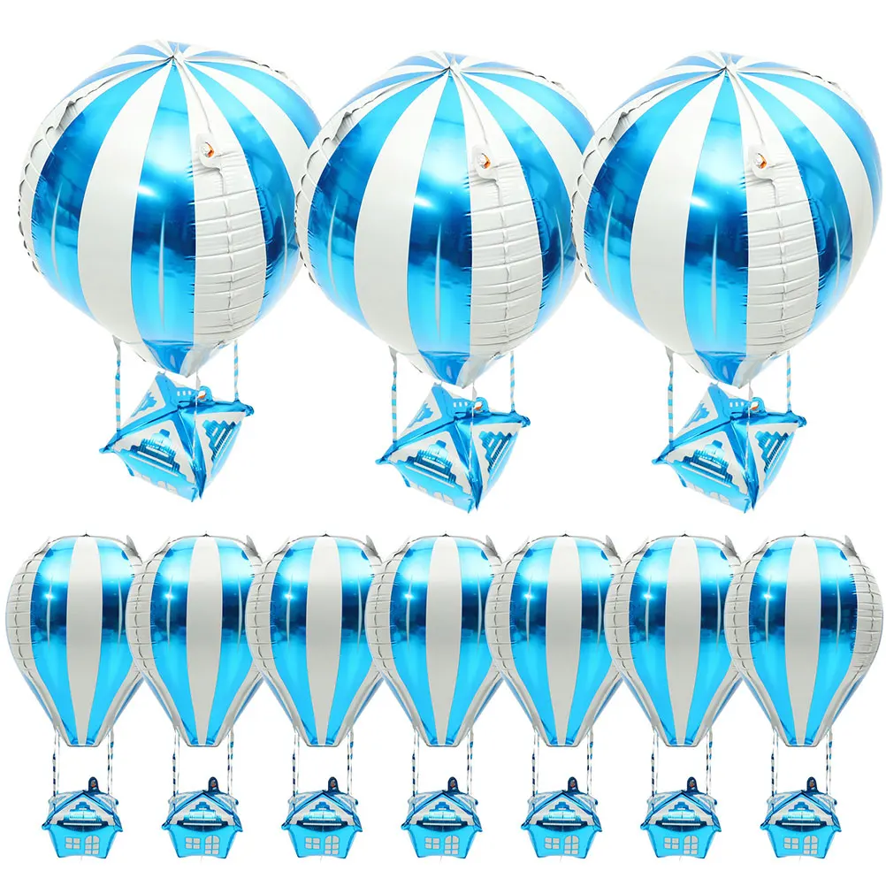 

20pcs Hot Air Balloon Aluminum Balloon Decoration Party Favors Birthday Wedding Valentine Hanging Film Vibrant