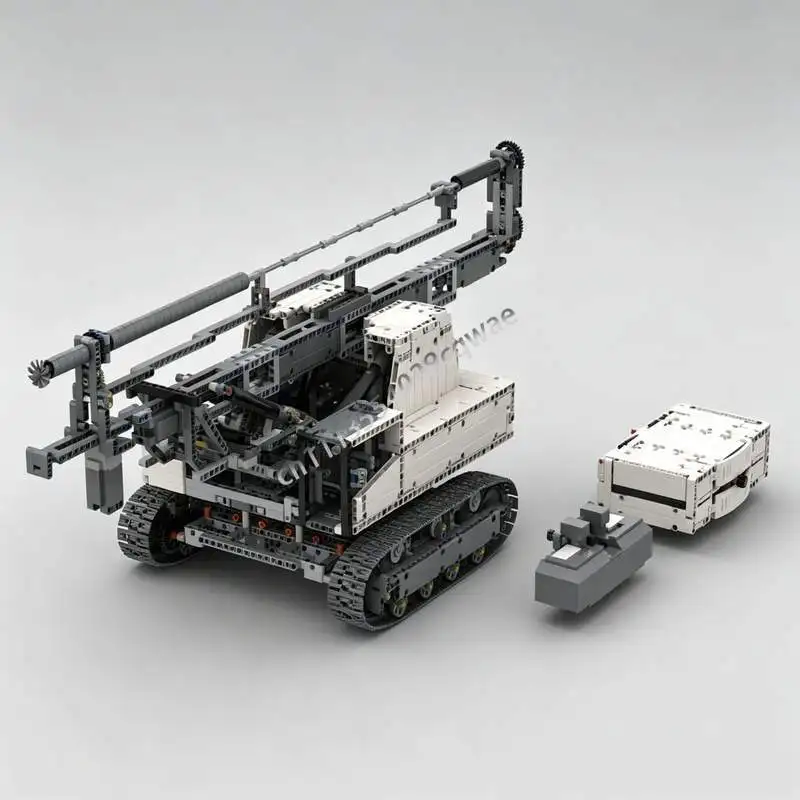 2521Parts Heavy Duty Rotary Drilling Rig MOC Custom Puzzle Technical DIY Assembly Toy Educational Creative Building Blocks Gift