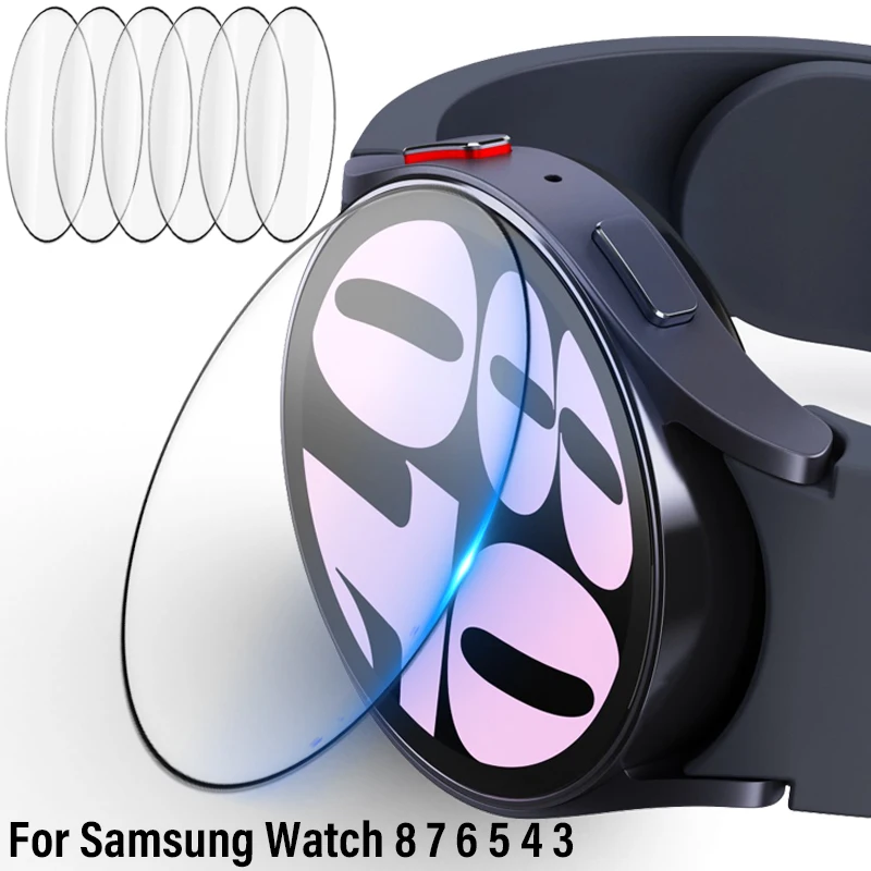 

Для Samsung Galaxy Watch 3 4 5 6 7 8 Classic Active 2 Защитные пленки из закаленного стекла для Samsung Watch 40/41/42/44/45/46 мм