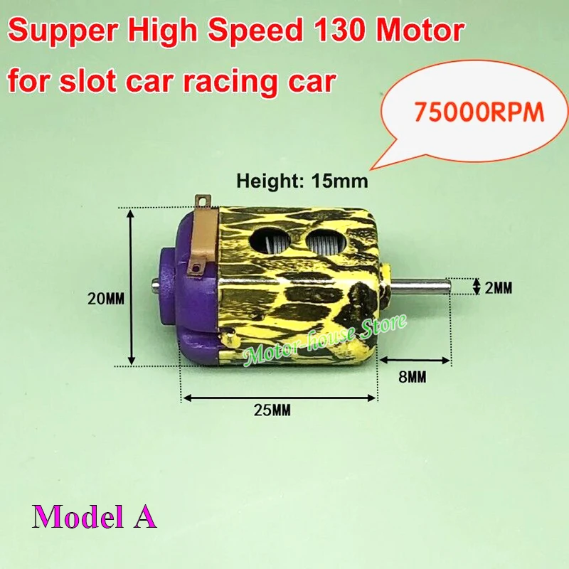 Micro Mini 130 Motor DC 2.4V 3V 3.7V Ultra-high Speed Engine With Cooling Hole DIY RC Toy 4WD Slot Racing Car Competition