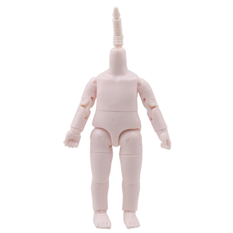 DBS the nude body fit for 1/8 22.5cm Pocket doll bjd joint body white skin natural skin 26 joints OB11