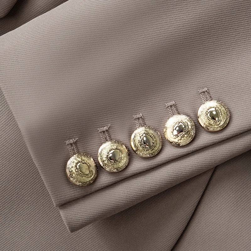 ZJYT 여성용 우아한 한국 스타일 오피스 블레이저, 2024 가을 패션, 긴팔 재킷 코트, 여성 겉옷 조끼