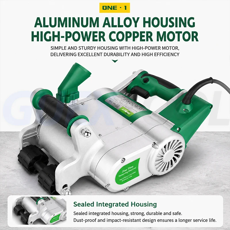 25/35MM Electric Wall Chaser Machine Concrete Wall Grooving Cutter Slot Cutting Tool For Plumbing Electrical Installation Cable view 4