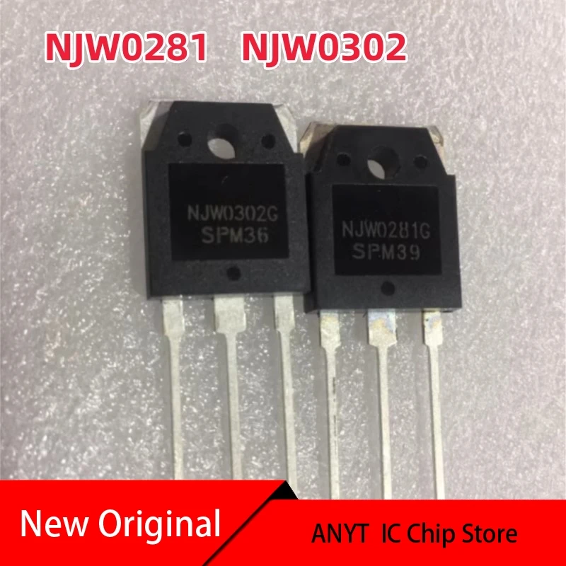 New 10 pairs   NJW0281G  NJW0302G   NJW0281  NJW0302    100%     TO-3P 15A  250V