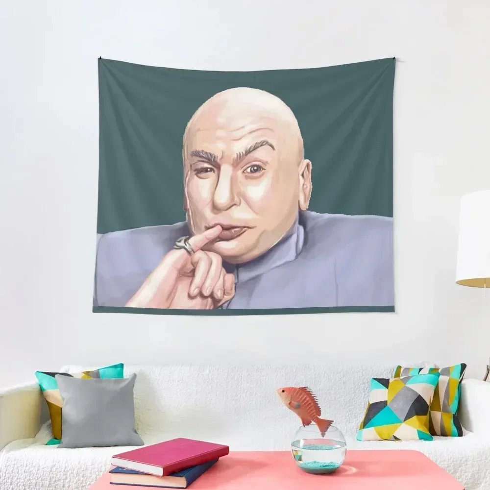 Dr. Evil (Austin Powers) Tapestry Japanese Room Decor Aesthetic Room Decor Korean Tapestry