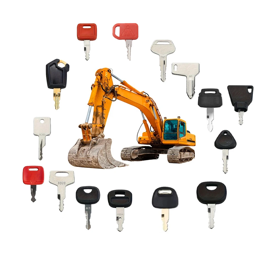 15-teiliges Zündschlüssel-Set für Baumaschinen von Yanmar, JCB, Volvo, CAT, Kubota, Takeuchi, Liebherr, John Deere, Bagger und Traktoren – Detail 3