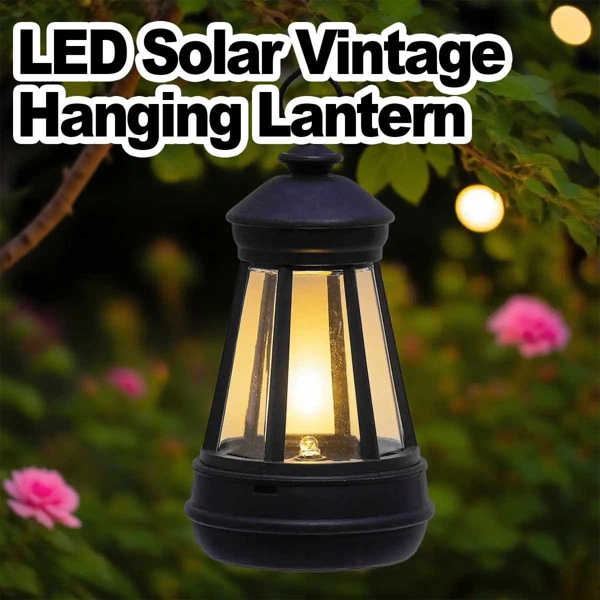 

Retro Solar Lamp Decorative Hanging Lights String Outdoor Garden Landscape Vintage Led Waterproof Courtyard Light Lamps Portable
