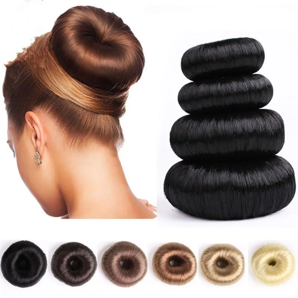 

Elegant Hair Bun Donut Magic Foam Products Hairstyle Lazy Hair Accessories For Girls Women Lady Easy Big Ring Hair Styling Tools