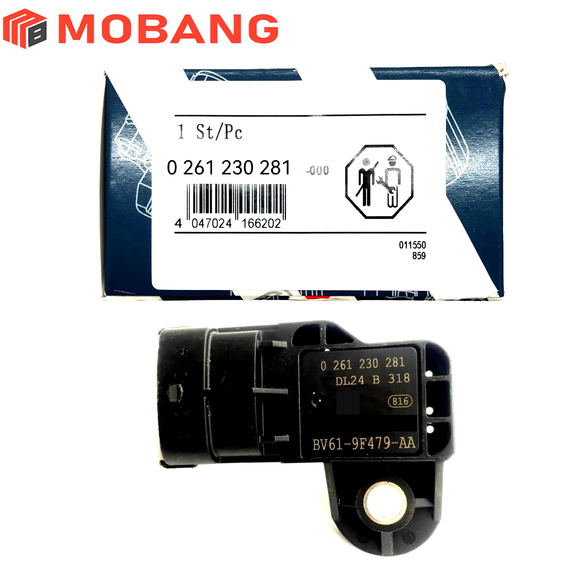 Geschikt voor Ford Mondeo Inlaatdruksensor Directe Verkoop 0261230281 BV61-9F479-AA