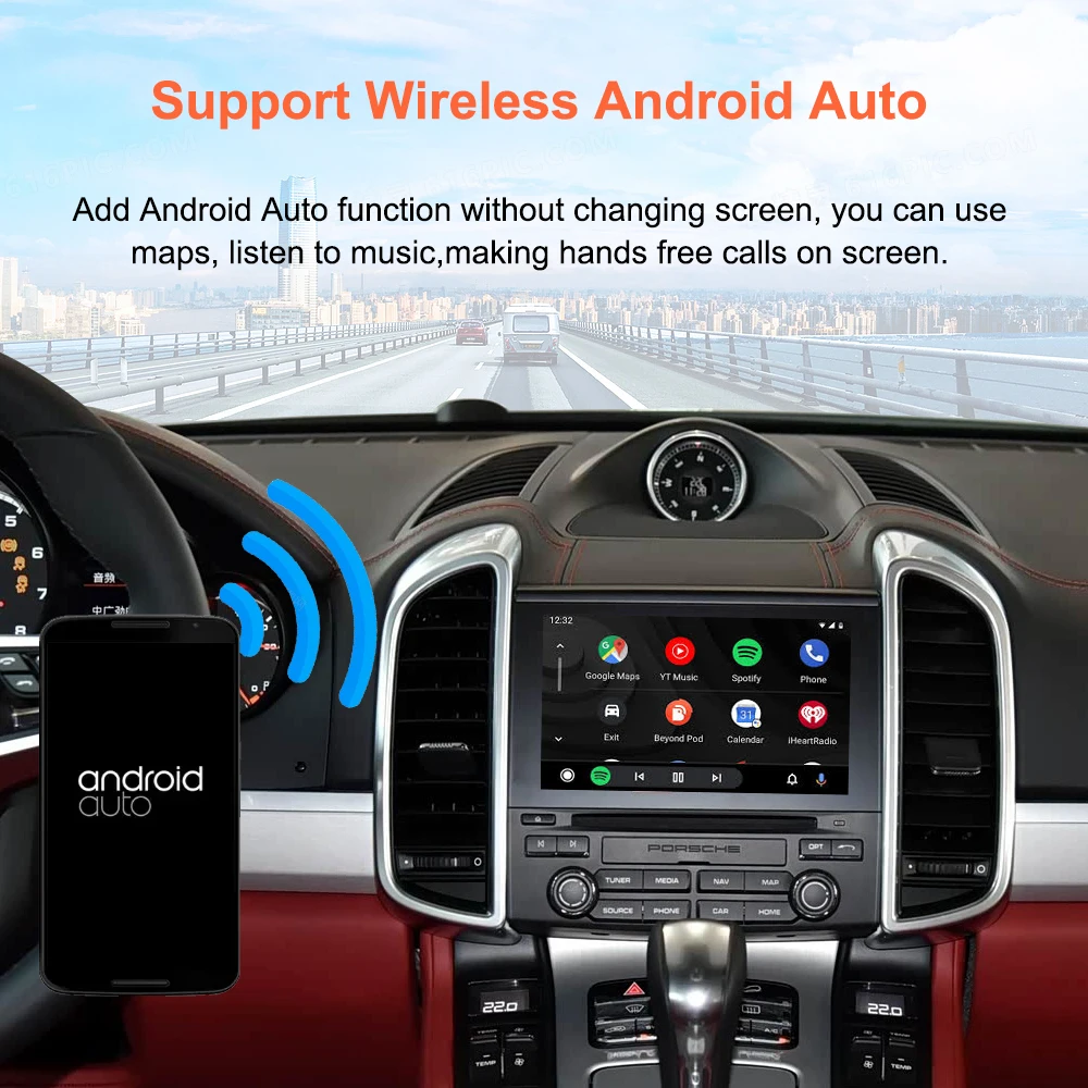 Bonroad OEM-Bildschirm-Upgrade-Modul für Porsche Cayenne Cayman Panamera PCM 4.0 2017-2018 Wireless Carplay Android Auto Interface – Detail 6