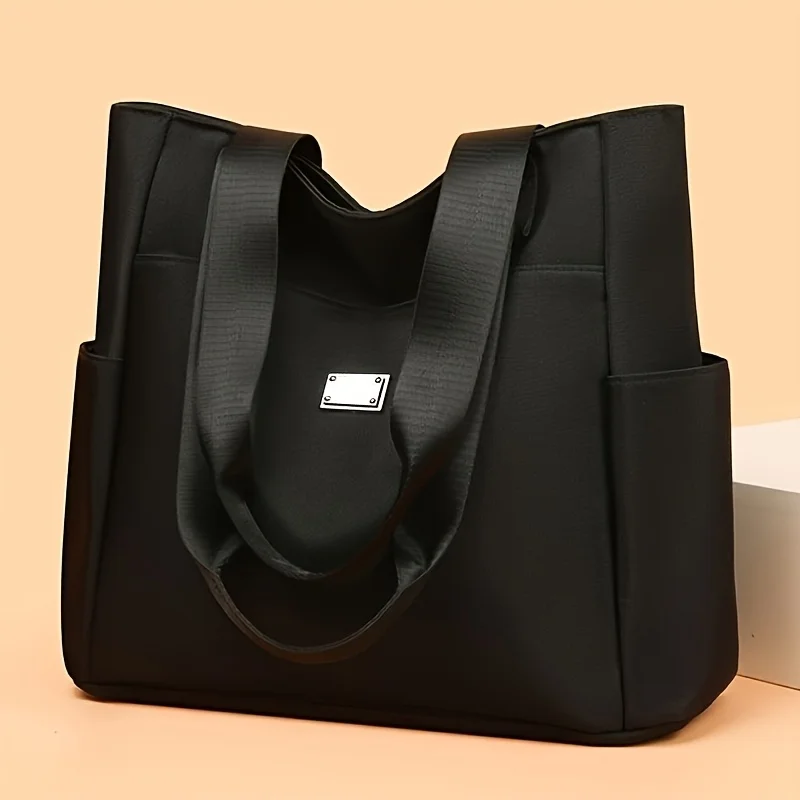 

Простая и универсальная сумка с несколькими карманами, большая вместительная сумка на одно плечо для отдыха, подходит для дорожных сумок подмышками