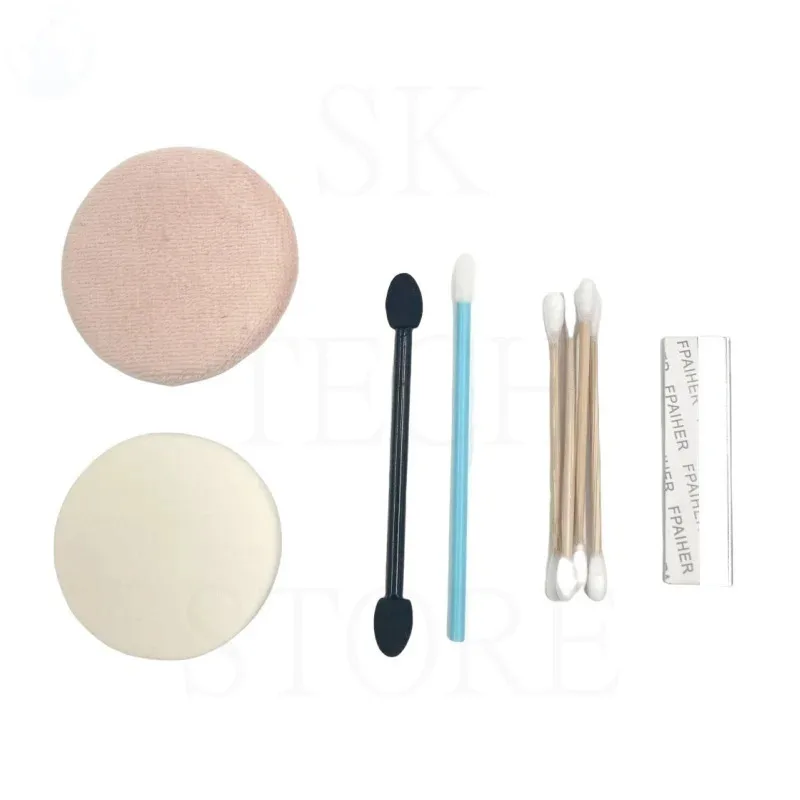 Portable Makeup Tools Skin Friendly High Density Powder Puff Set Disposable Makeup Tools Makeup Supplies 6 Piece Set
